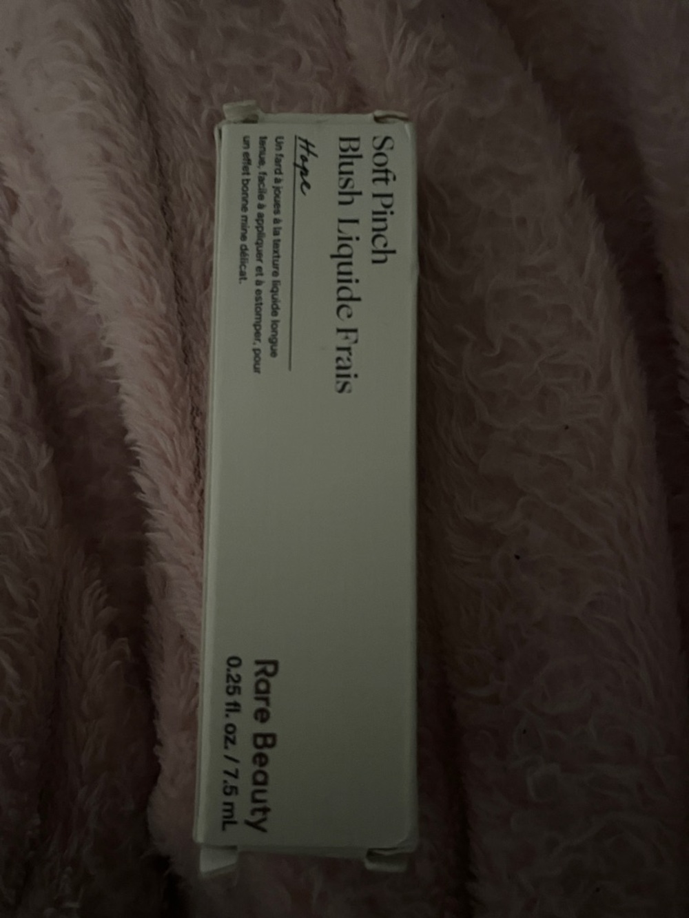 Rare Beauty blush shade hope